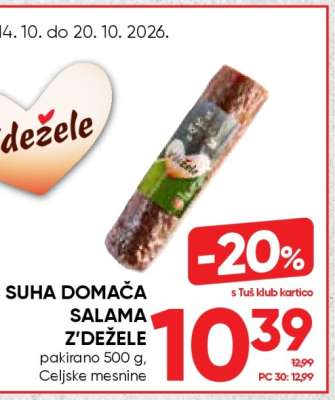Suha domača salama Z'dežele