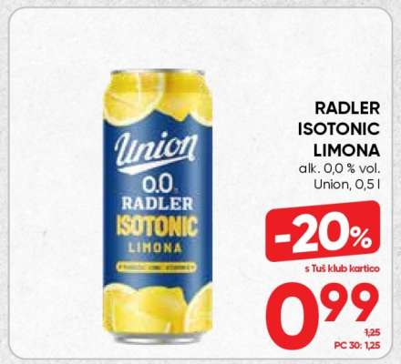 Radler Isotonic Limona