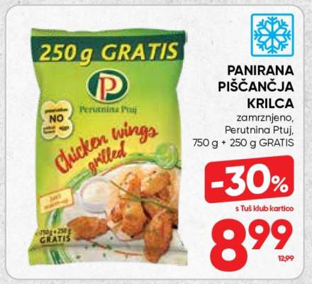 Panirana piščančja krilca