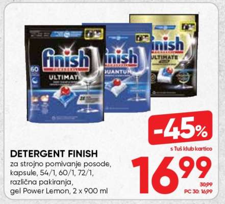 Detergent Finish