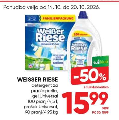 WEISSER RIESE detergent