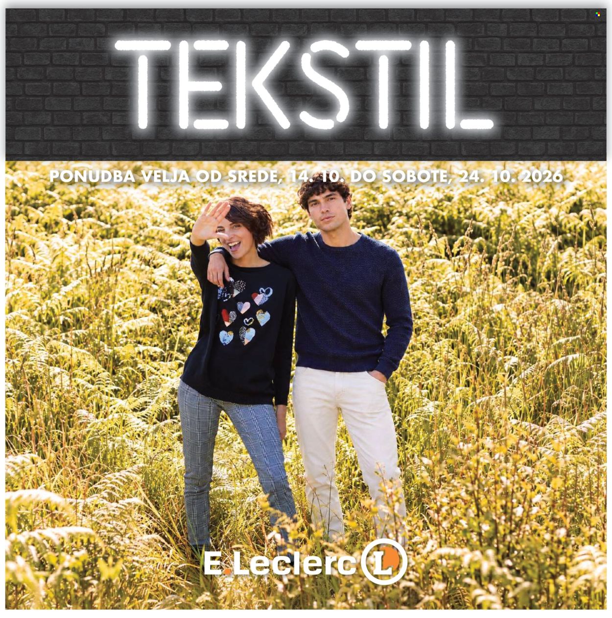 E.Leclerc katalog - 14.10.2026 - 24.10.2026. Stran 1