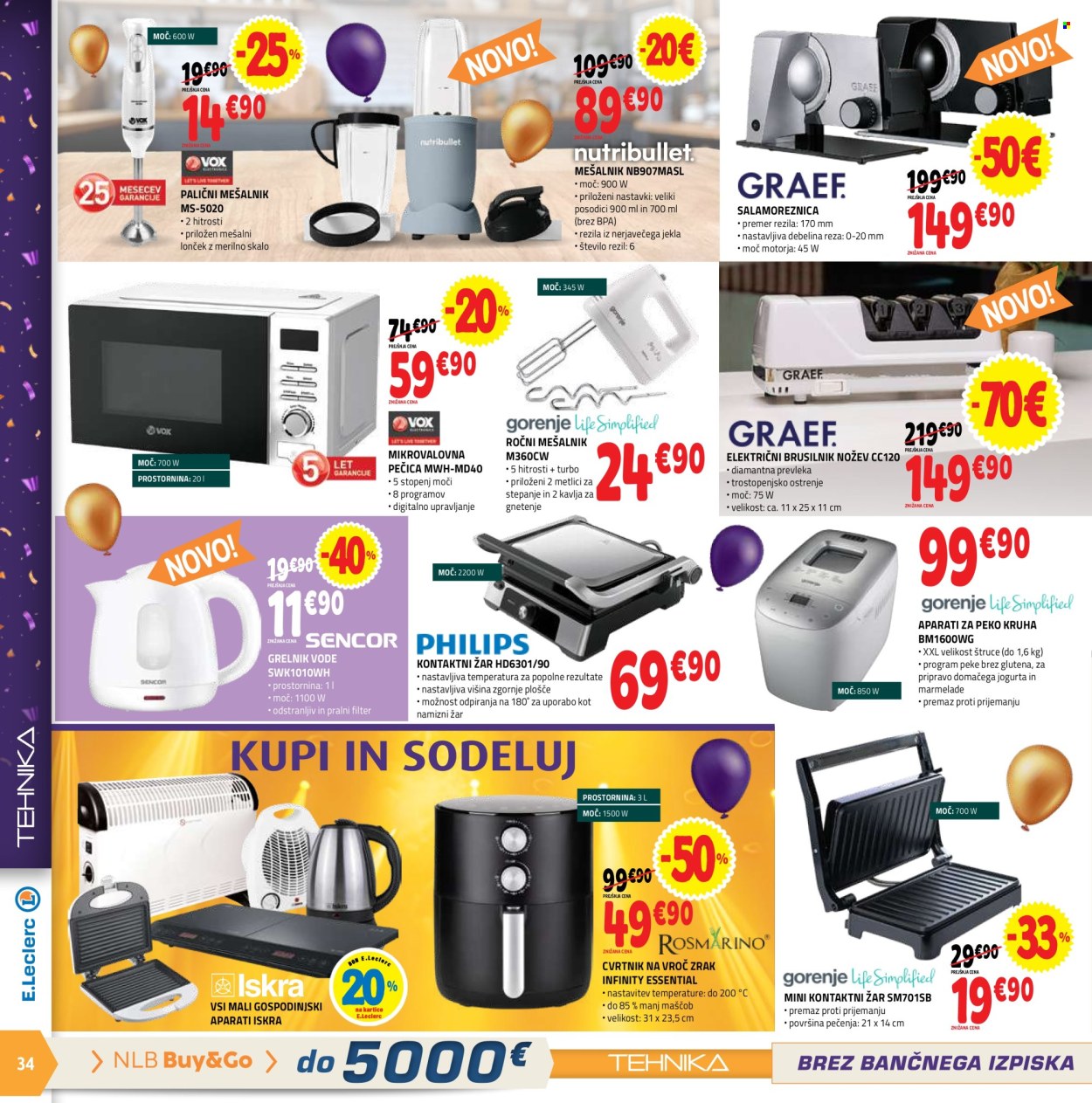 E.Leclerc katalog - 14.10.2026 - 24.10.2026. Stran 34