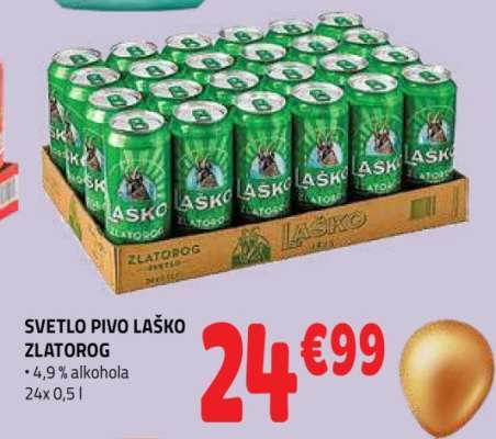 SVETLO PIVO LAŠKO ZLATOROG