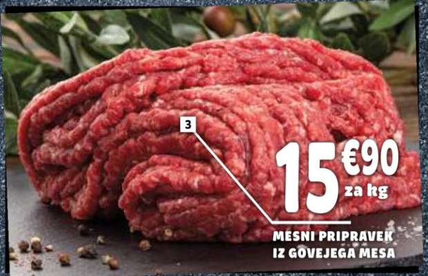 Mesni pripravek iz govejega mesa