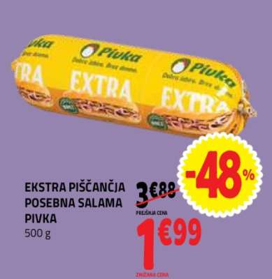 EKSTRA PIŠČANČJA POSEBNA SALAMA