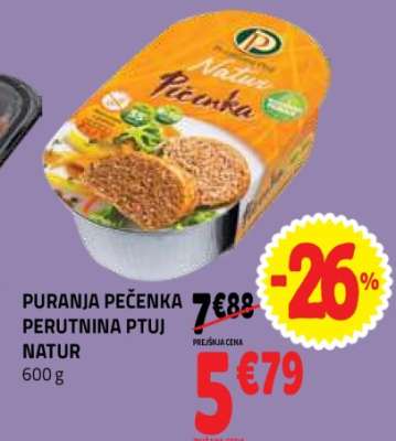 Puranja Pečenka Perutnina Ptuj Natur