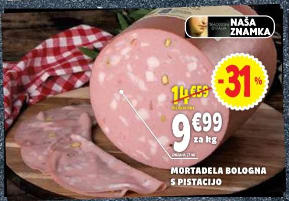 MORTADELA BOLOGNA S PISTACIO