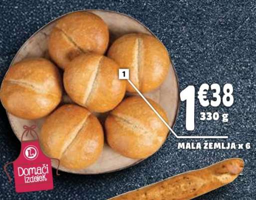 Mala žemlja x 6