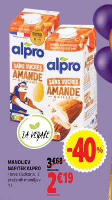 MANDLJEV NAPITEK ALPRO