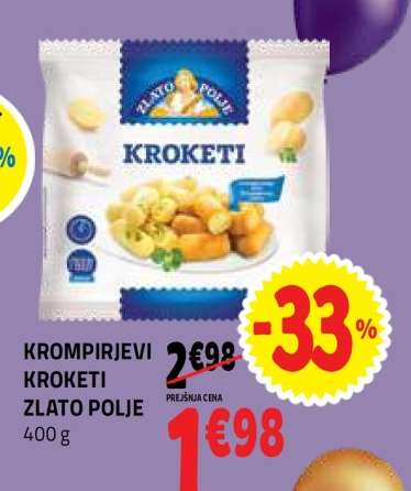 Krompirjevi Kroketi Zlato Polje