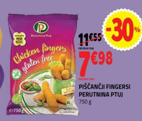 Piščančji fingersi Perutnina Ptuj