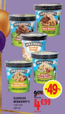 SLADOLED BEN&JERRY'S