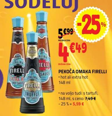 PEKOČA OMAKA FIRELLI