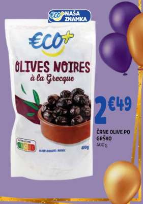 ČRNE OLIVE PO GRŠKO
