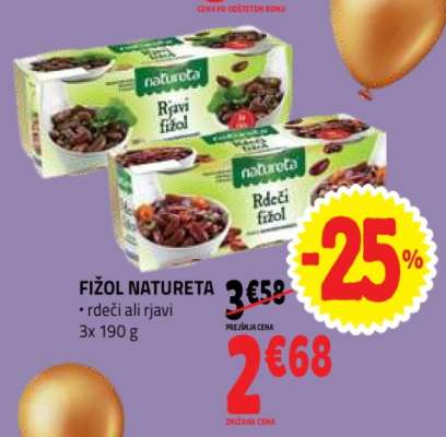 FIŽOL NATURETA