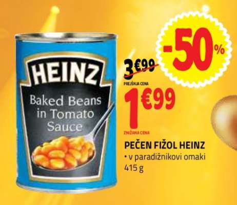 PEČEN FIŽOL HEINZ