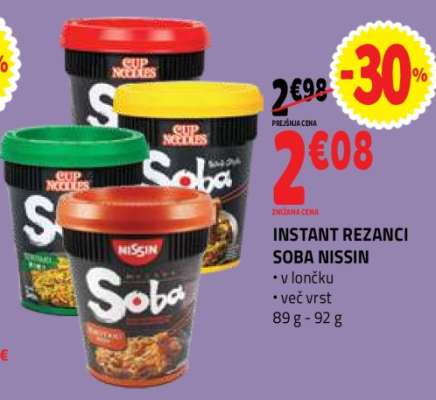 INSTANT REZANCI SOBA NISSIN