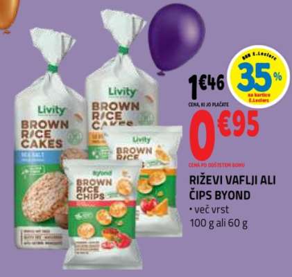 RIŽEVI VAFLJI ALI ČIPS BYOND