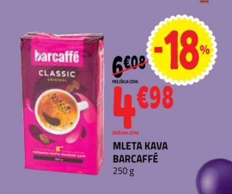 MLETA KAVA BARCAFFE
