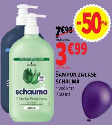ŠAMPON ZA LASE SCHAUMA