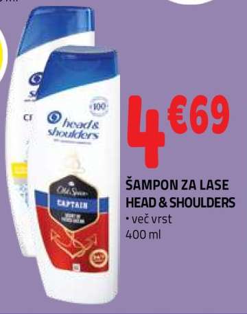 ŠAMPON ZA LASE HEAD & SHOULDERS