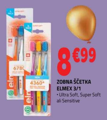 ZOBNA ŠČETKA ELMEX 3/1