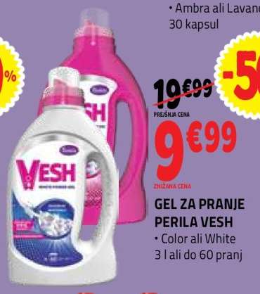 GEL ZA PRANJE PERILA VESH