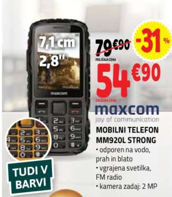 MOBILNI TELEFON MM920L STRONG