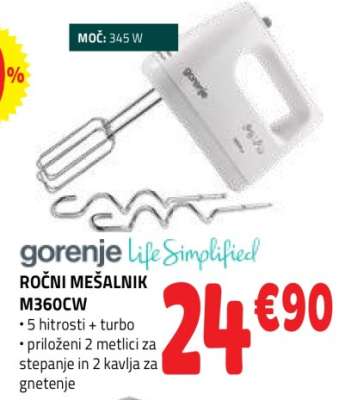 ROČNI MEŠALNIK M360CW
