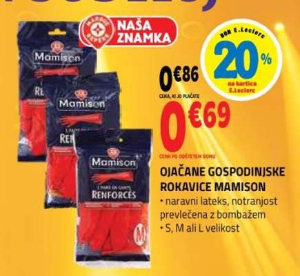 OJAČANE GOSPODINJSKE ROKAVICE MAMISON
