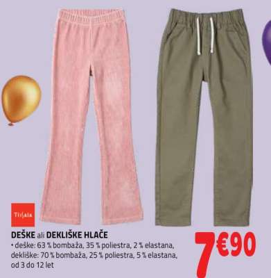 DEŠKE ali DEKLIŠKE HLAČE