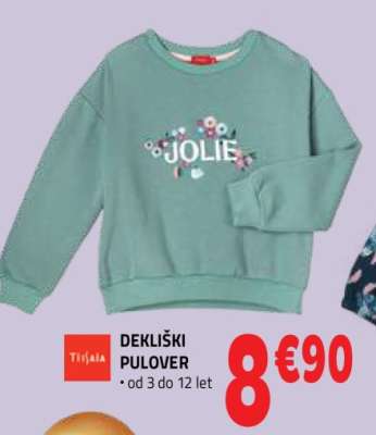 Dekliški pulover