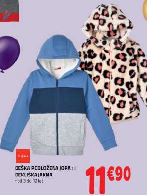 DEŠKA PODLOŽENA JOPA ali DEKLIŠKA JAKNA