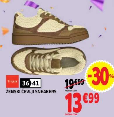 ŽENSKI ČEVLJI SNEAKERS