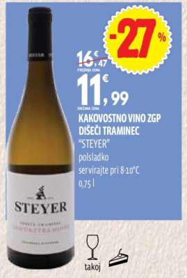 KAKOVOSTNO VINO ZGP DIŠEČI TRAMINEC
