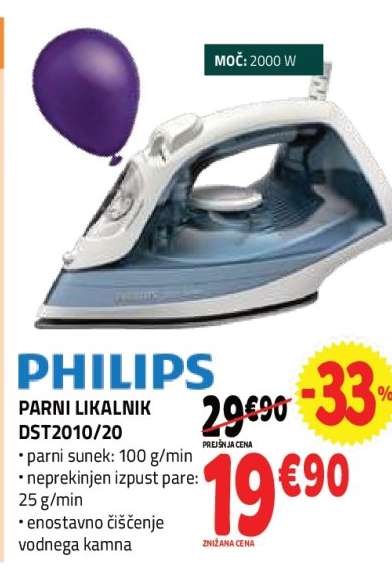 PHILIPS PARNI LIKALNIK DST2010/20