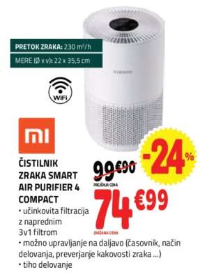 ČISTILNIK ZRAKA SMART AIR PURIFIER 4 COMPACT