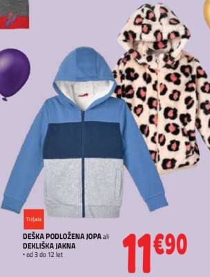 DEŠKA PODLOŽENA JOPA ali DEKLIŠKA JAKNA