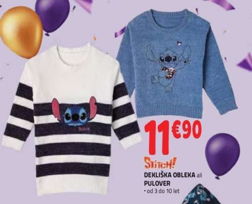 Stitch! Dekliška obleka ali pulover