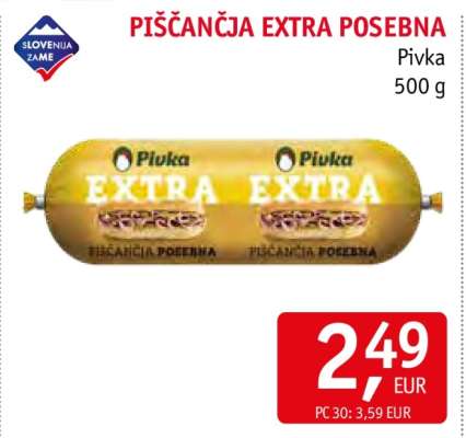 PIŠČANČJA EXTRA POSEBNA