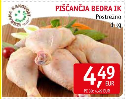 PIŠČANČJA BEDRA IK