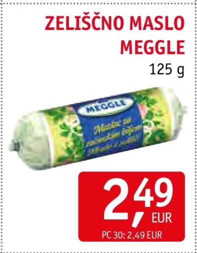 ZELIŠČNO MASLO MEGGLE