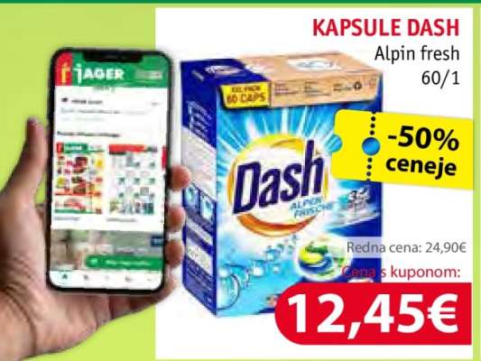 KAPSULE DASH Alpin fresh 60/1