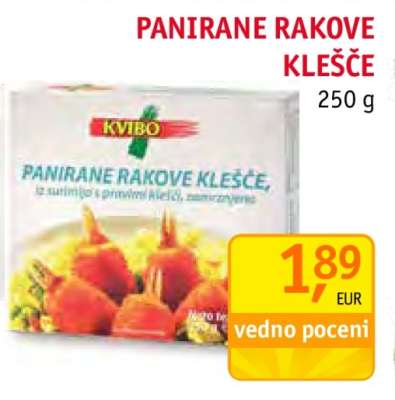 Panirane rakove klešče