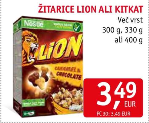 Žitarice Lion ali KitKat