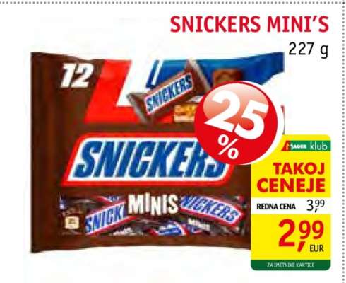 SNICKERS MINI'S