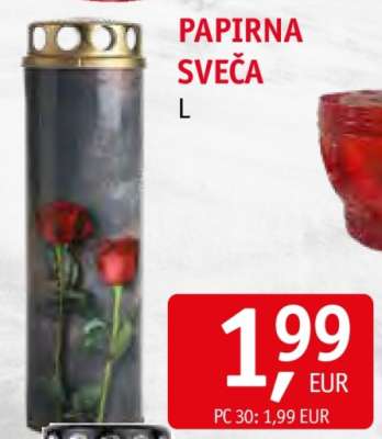 PAPIRNA SVEČA L