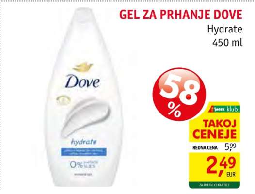 Dove Hydrate Shower Gel