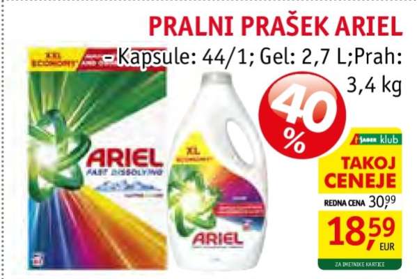 PRALNI PRAŠEK ARIEL